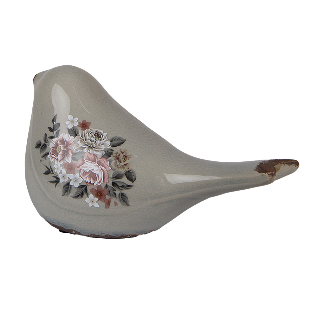 картинка Декор "Птица - розы Клэр" средняя 21x9x11см