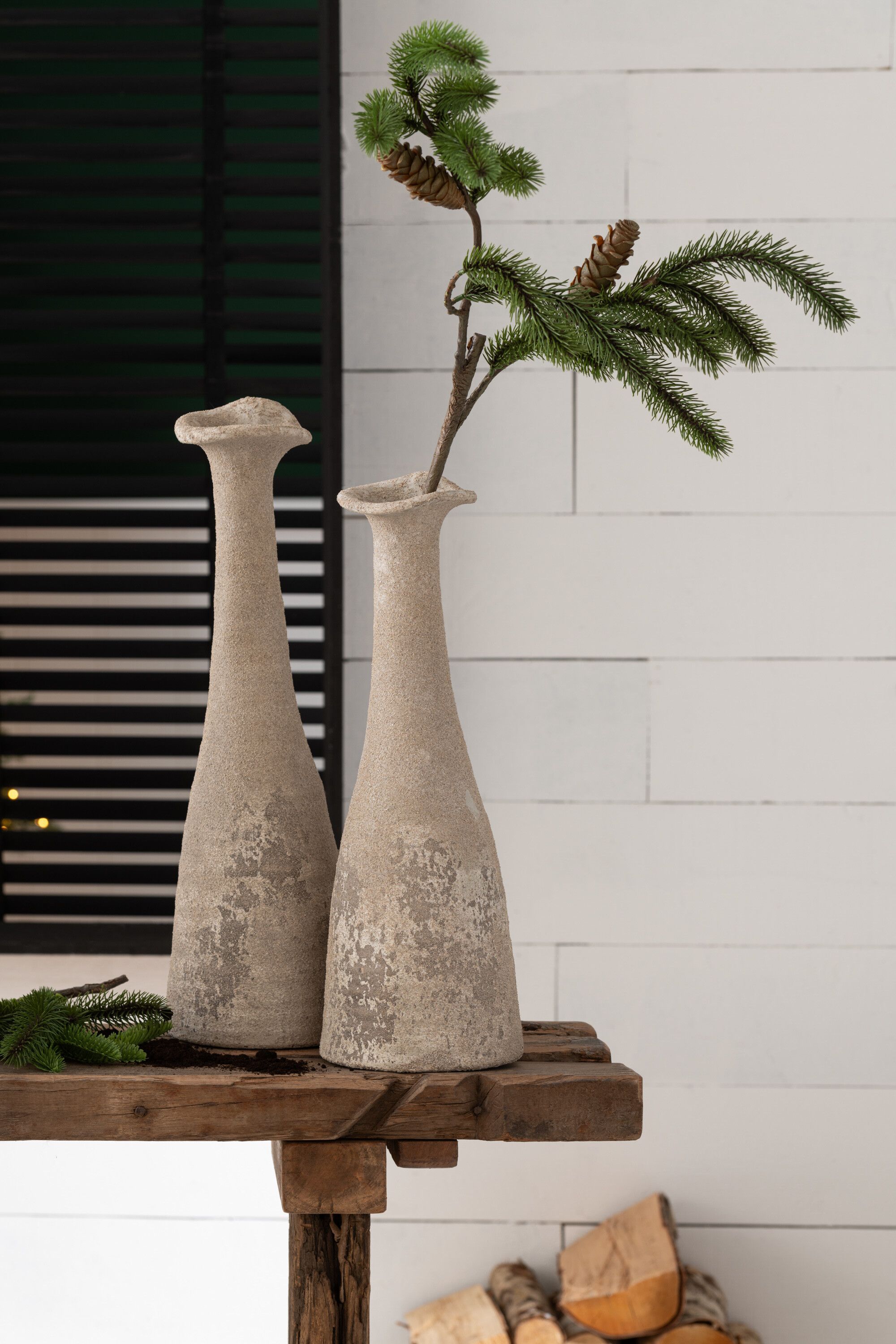 картинка Ваза "Антик" малая  18.5x18.5x53см