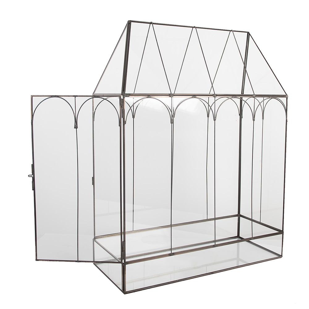 картинка Тепличка декоративная "Гринхаус" большая 35x15x46см