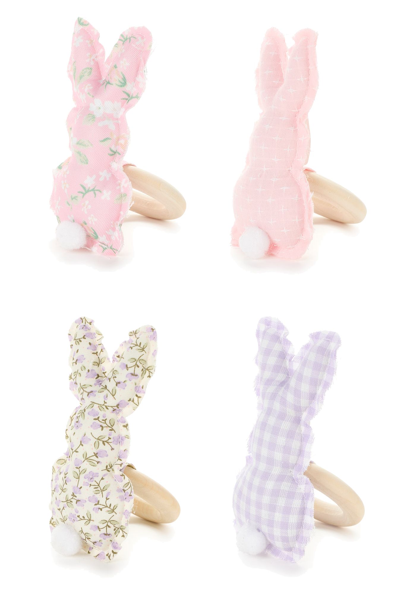 картинка Кольцо для салфетки "Банни" в ассортименте 5,5x11см