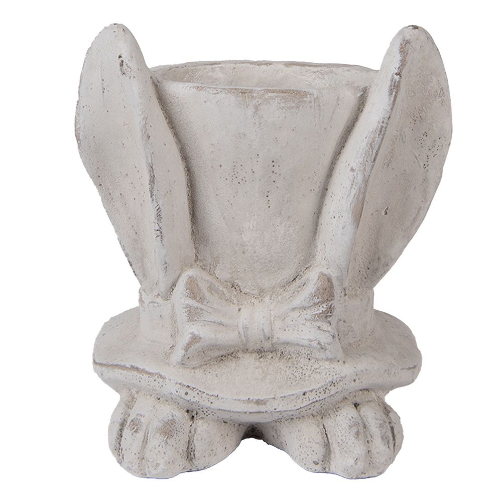 картинка Кашпо декоративное "Кролик в цилиндре"  17x16x19см