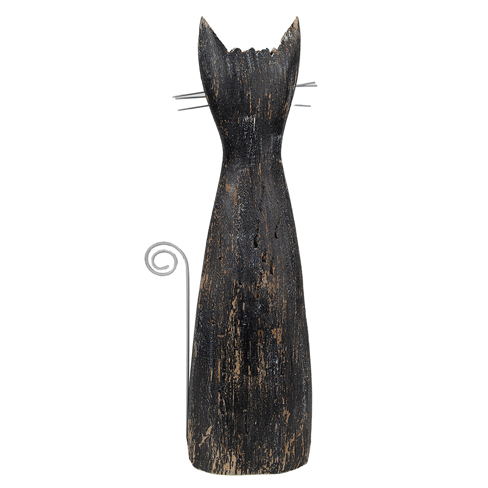 картинка Декор "Черный кот" 11x6x31см