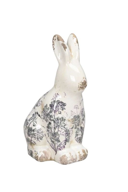 картинка Декор "Кролик-Разнотравье" 13x9,5xH20,5см