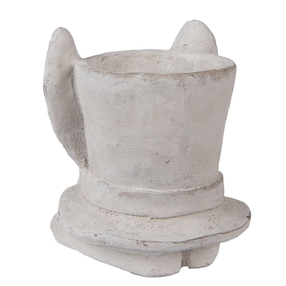 картинка Кашпо декоративное "Кролик в цилиндре"  17x16x19см