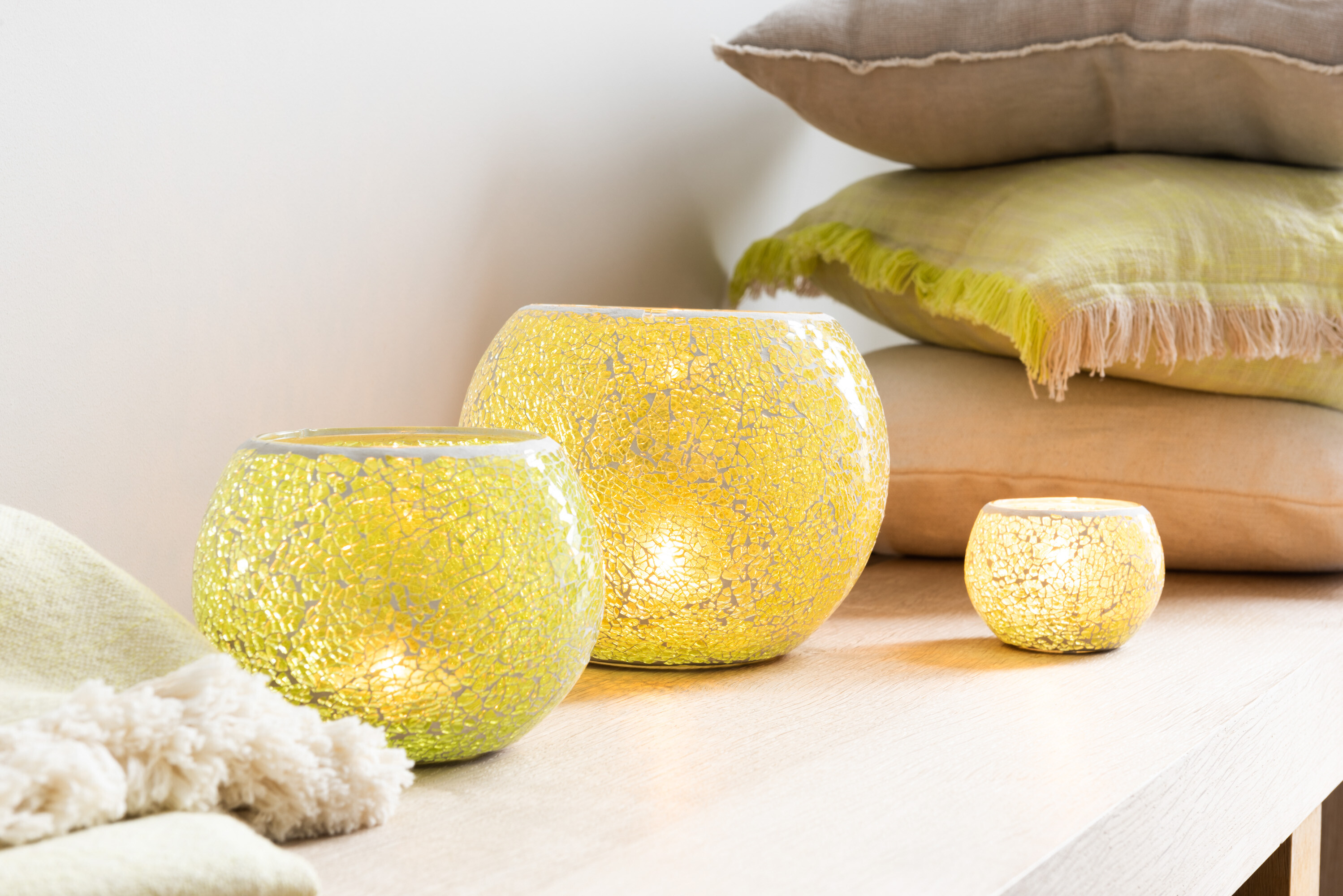 картинка Ваза/подсвечник "Мозаика" 20,5x20,5x17см