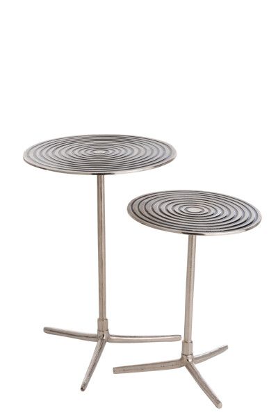картинка Набор из 2х столиков "Твинс" 34х34х46см/41,5x41,5x57см