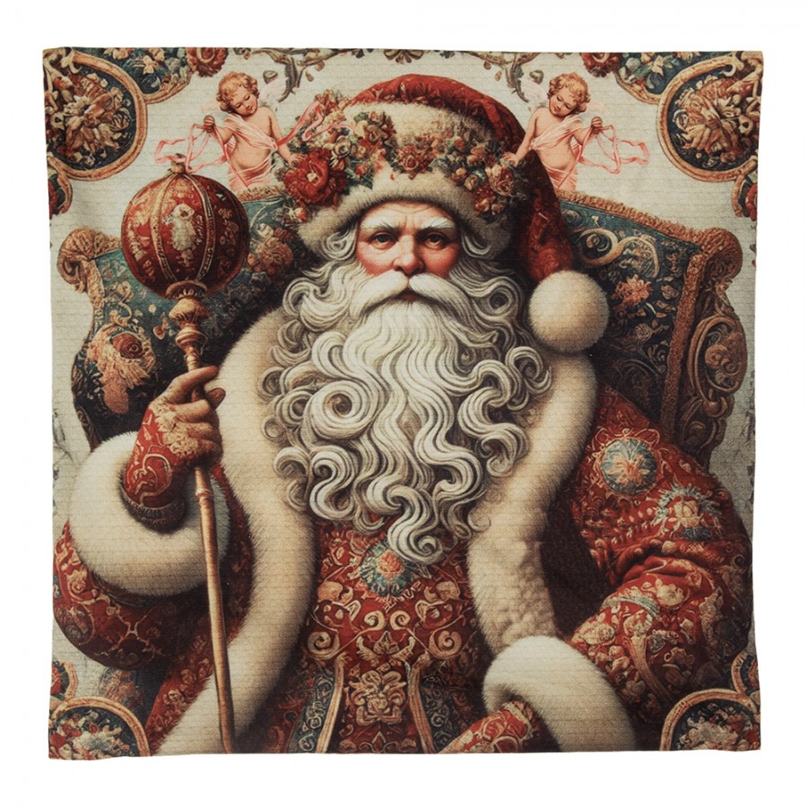 картинка Наволочка декоративная "Санта" 45x45см