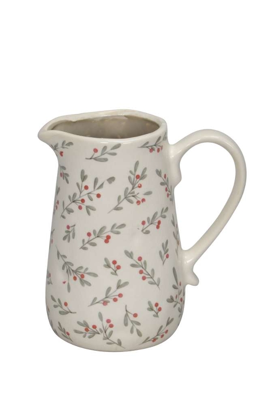 картинка Кувшин декоративный "Красные ягоды" 17х12х18,5см