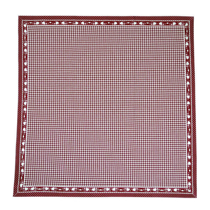 картинка TN32306 Скатерть "Виши" красная 90x90 см