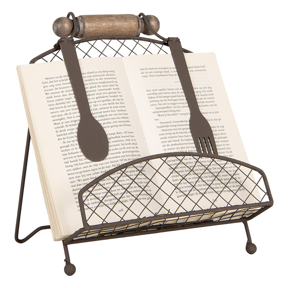 картинка Держатель для книги "Петух" 23x21x31см