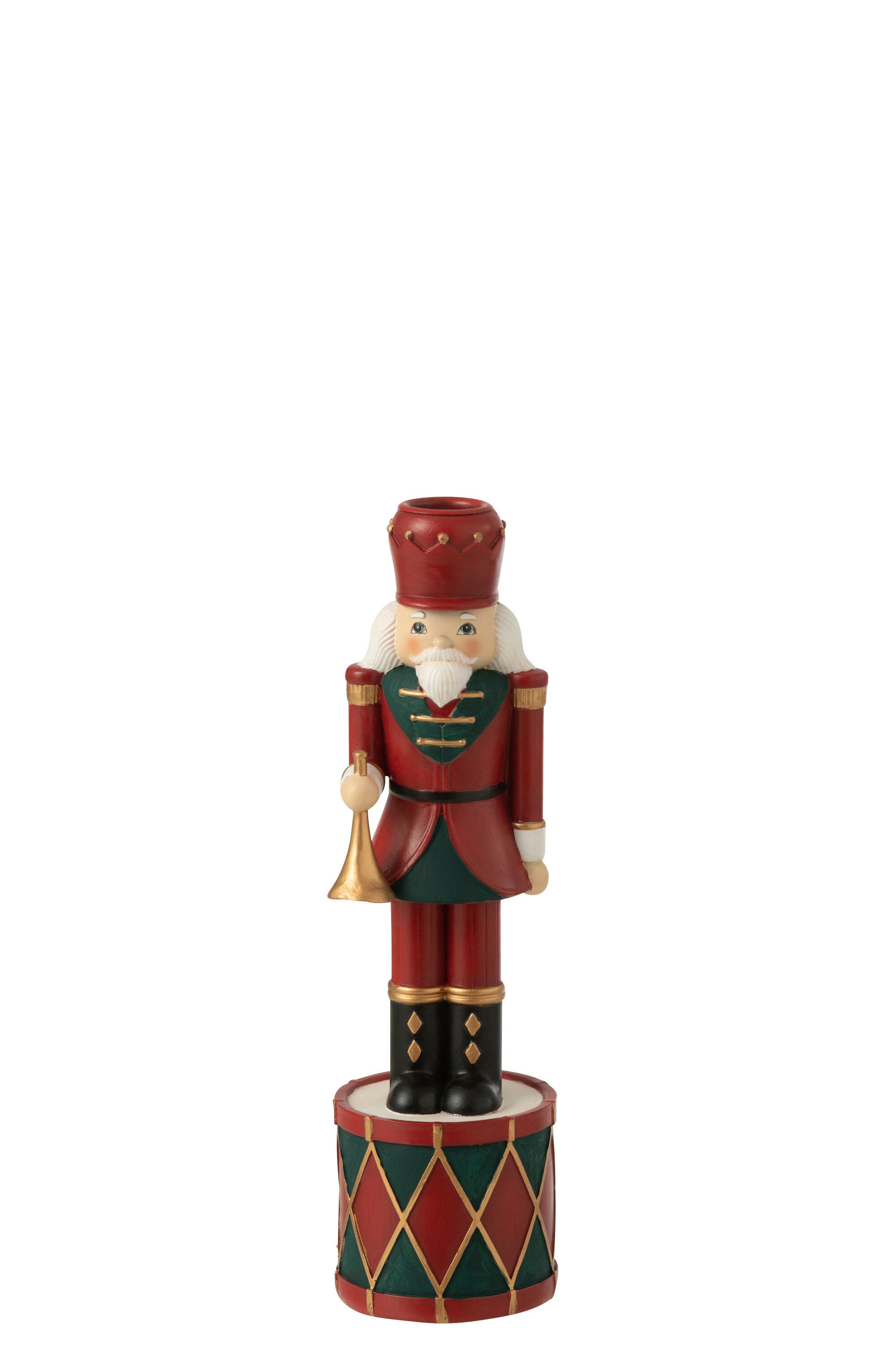 картинка Подсвечник "Щелкунчик" 7,5x7,5x25,5см