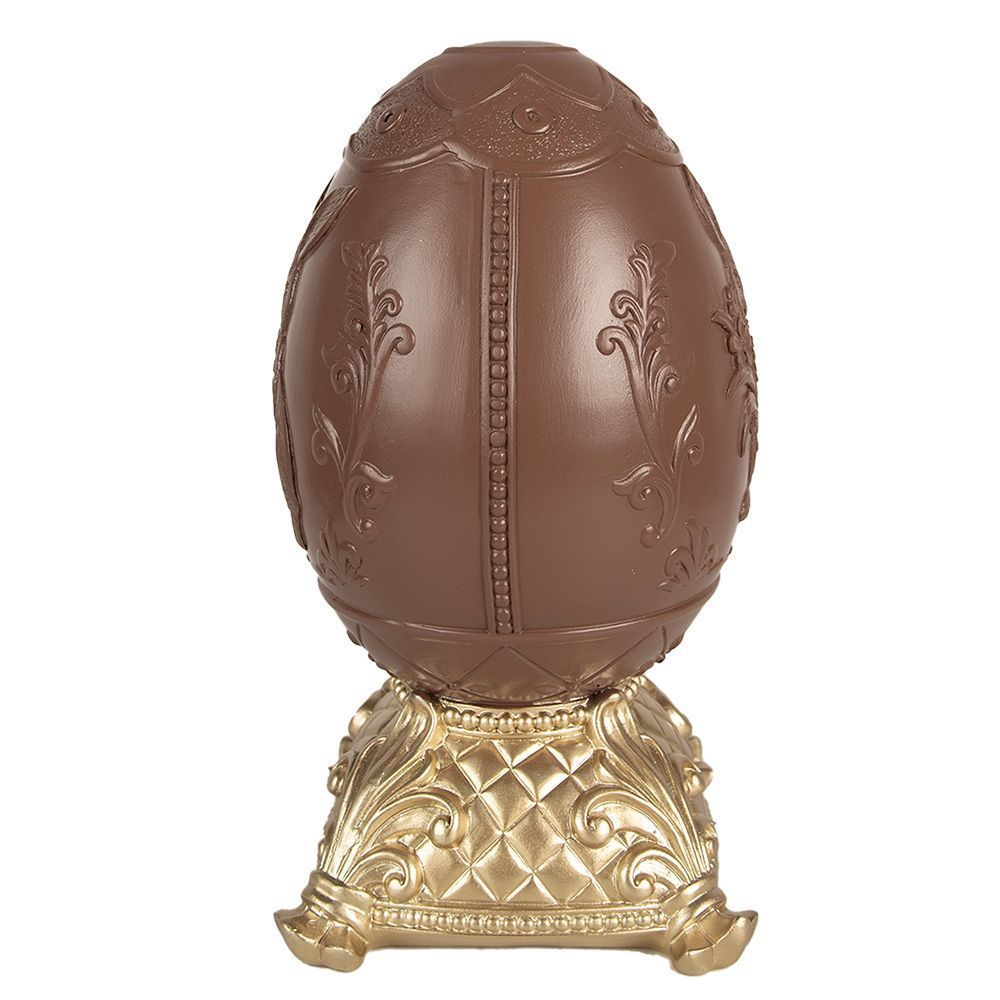 картинка Декор "Шоколадное яйцо"  14x14x25см