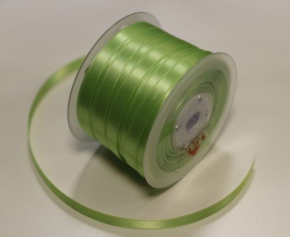 картинка Тесьма "Сатин" салат 10ммх91м
