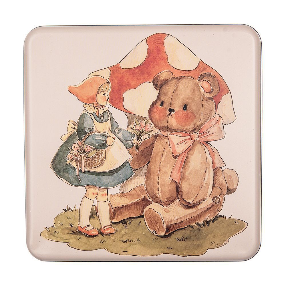картинка Коробка декоративная "Винтаж" 17x17x6см