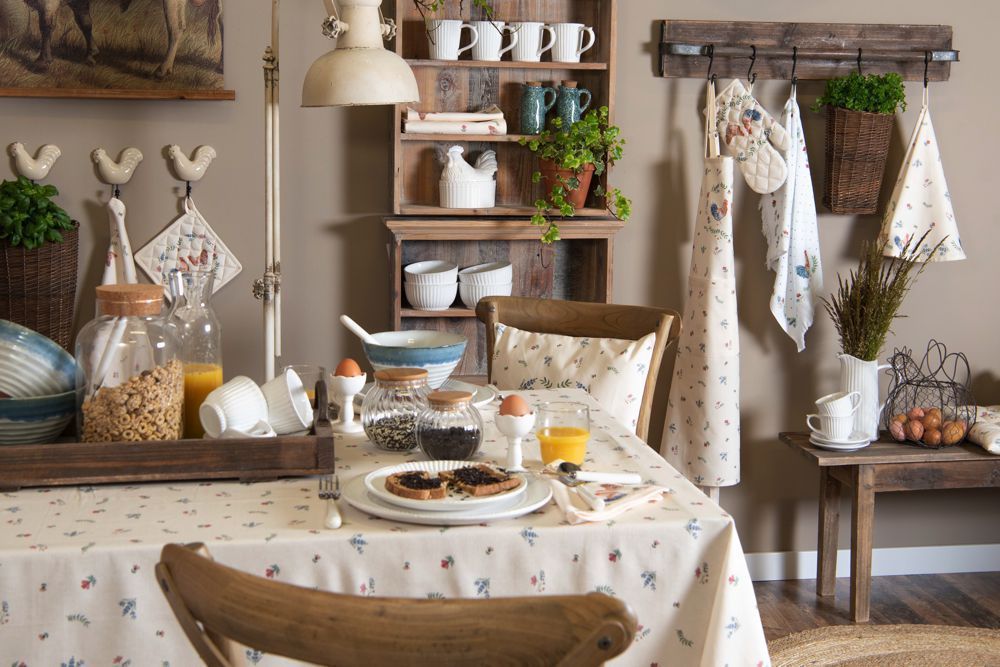 картинка Прихватка-варежка "Петух и курица" 18x30 см