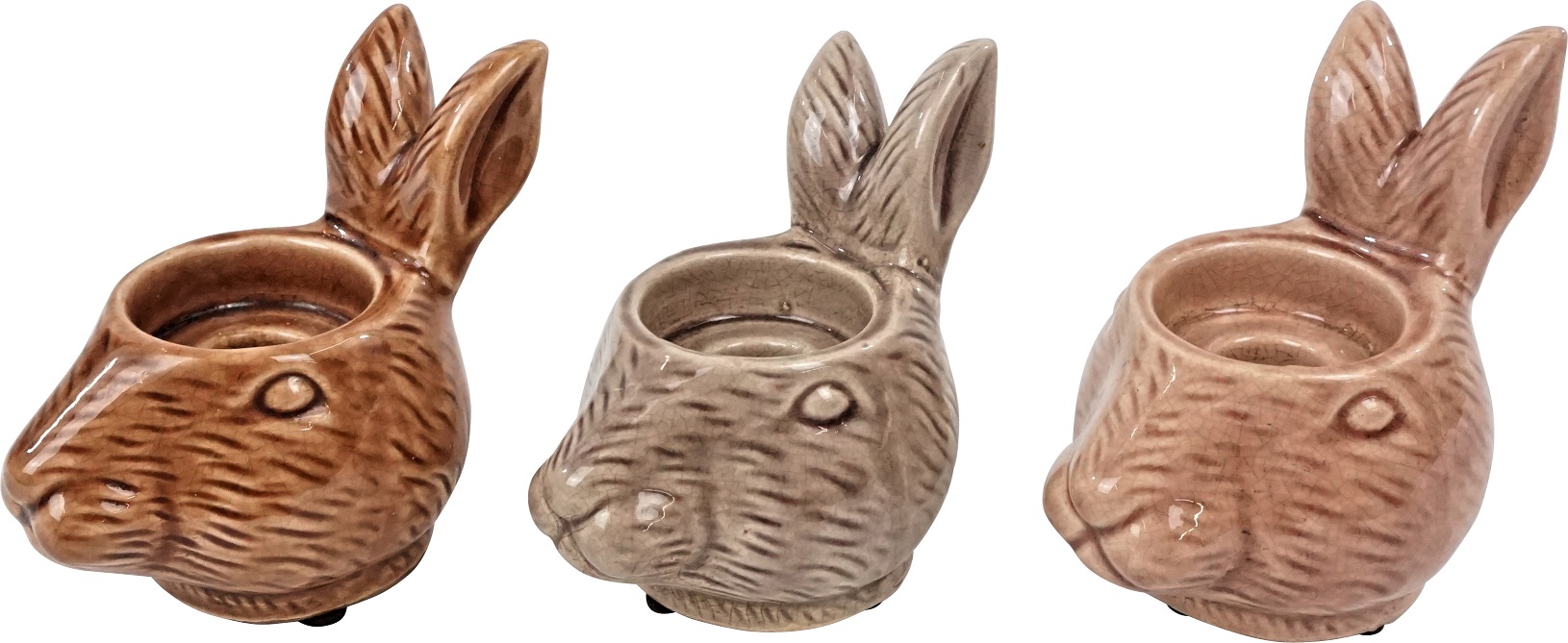 картинка Подсвечник "Кролик" в ассортименте 11,5x11,5см