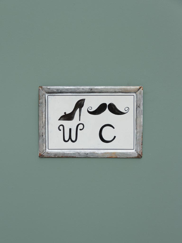 картинка Табличка "WC" 22х25,4см