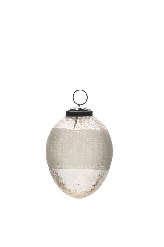 картинка Декор подвесной "Яйцо" античный персик 8xH10,5см