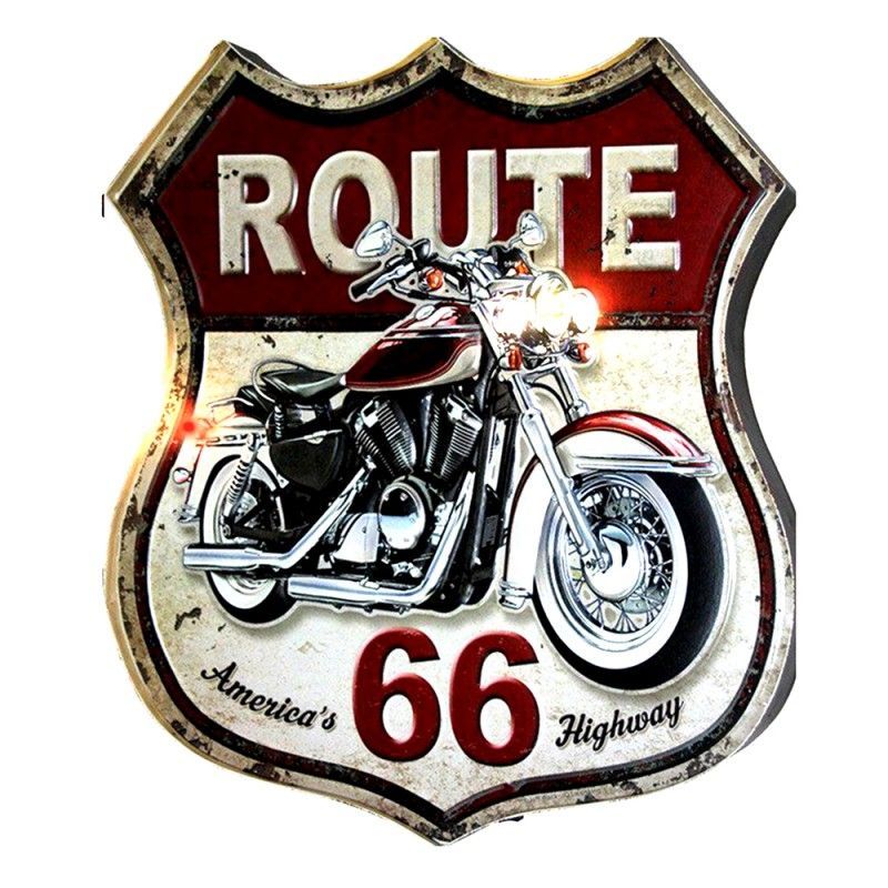 картинка Панно "Route 66" 30x1x35см