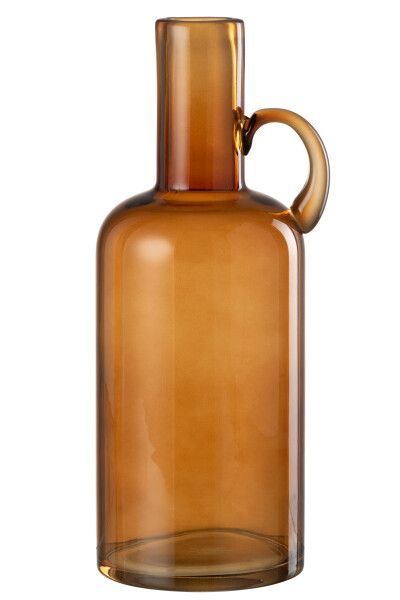 картинка Ваза "Кувшин" охра большая 14x12x32см