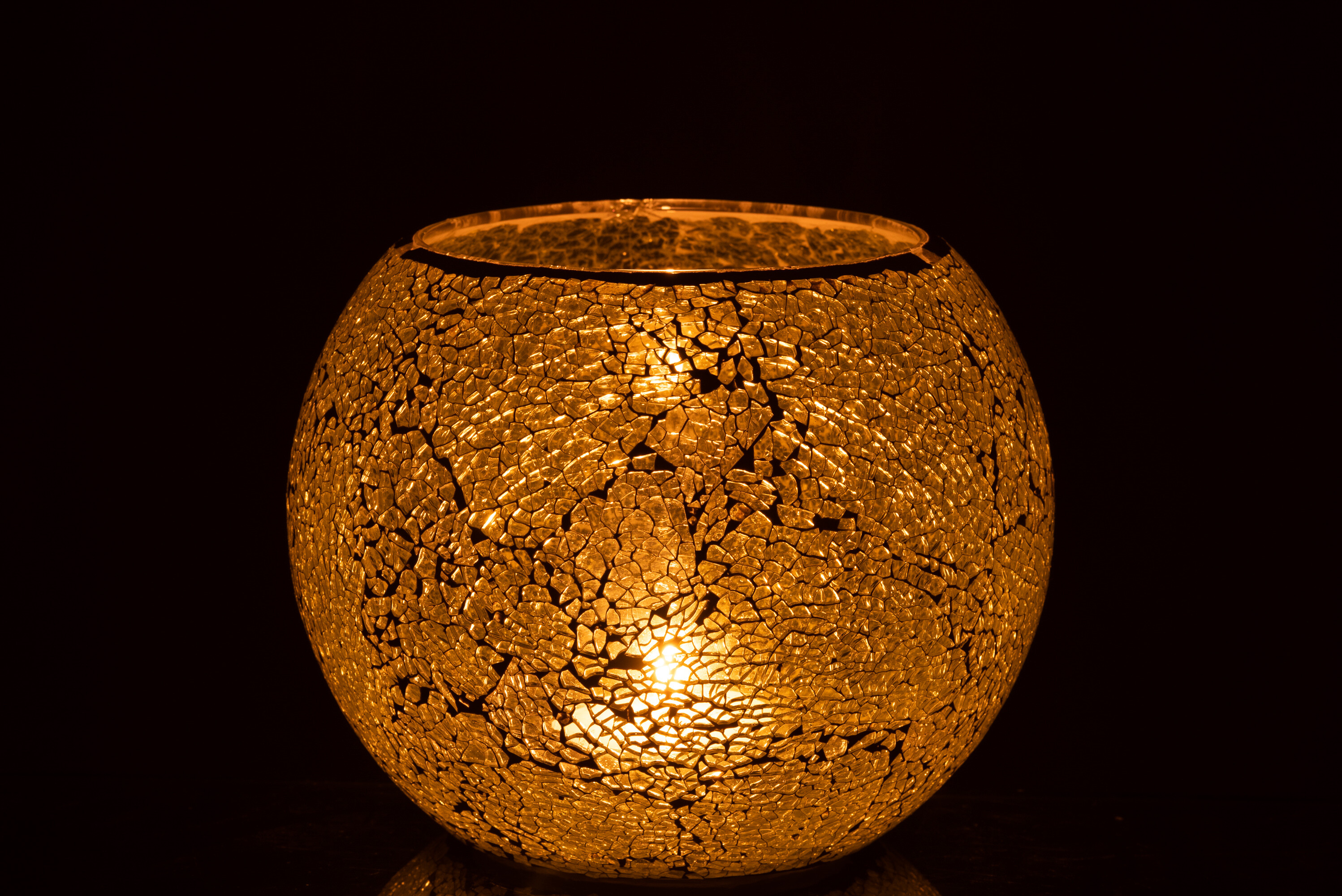 картинка Ваза/подсвечник "Мозаика" 20,5x20,5x17см