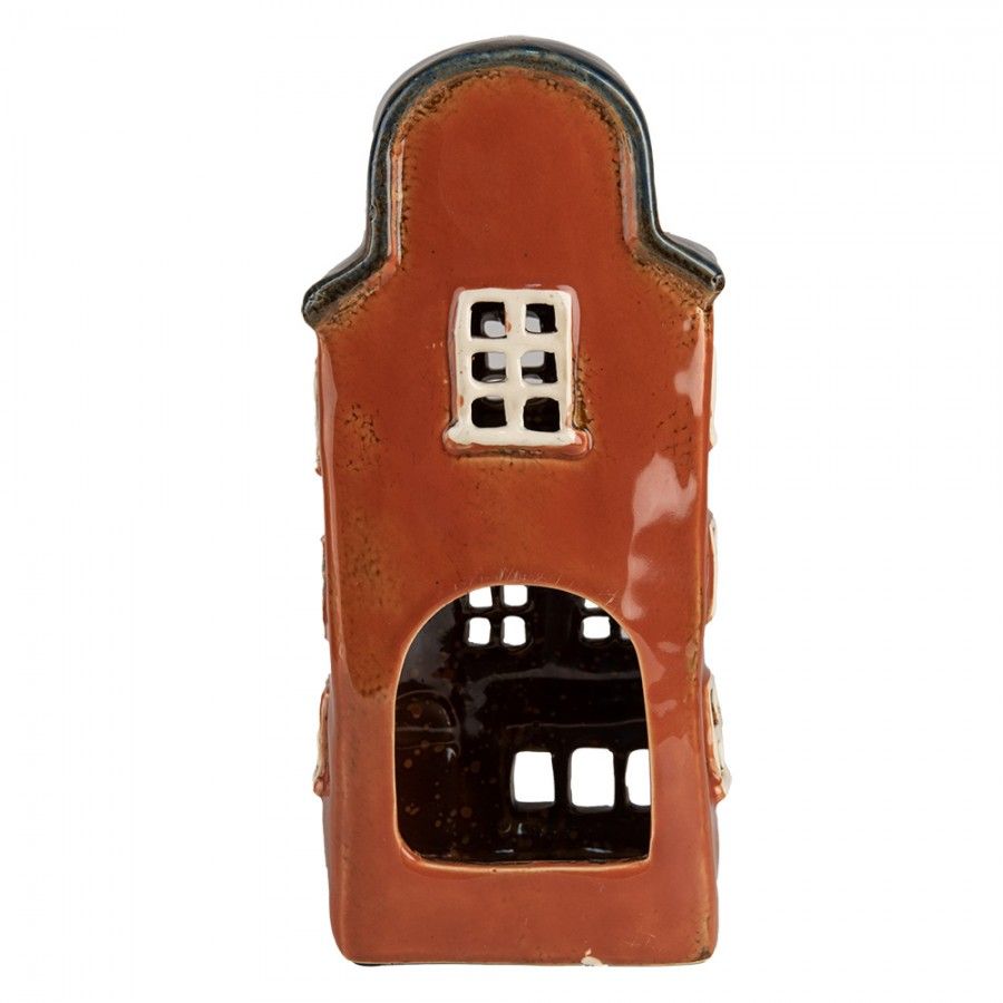 картинка Подсвечник "Голландский домик"  12x9x25см
