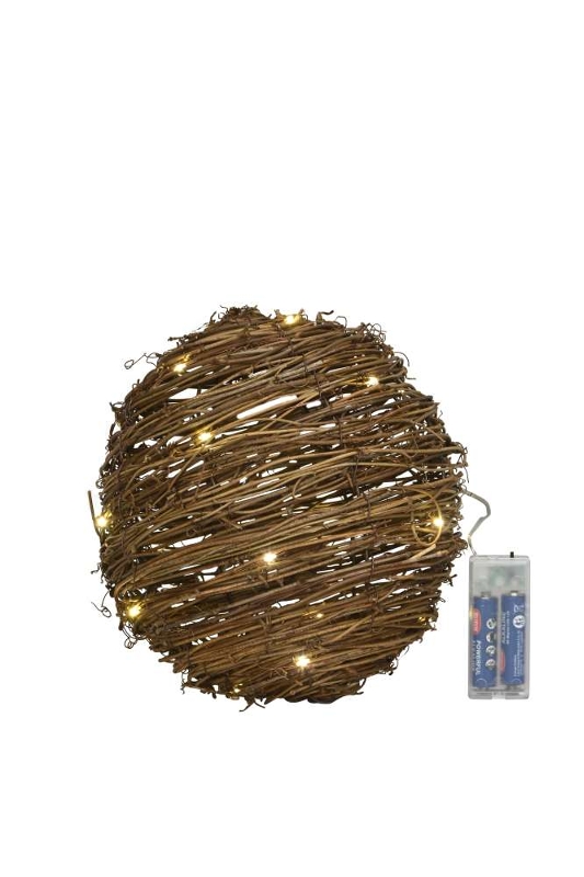 картинка Декор светодиодный "Шар-Натура" малый D20см / 20 LED