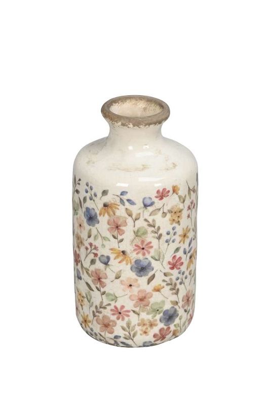 картинка Ваза "Весенние цветы" 10,5xH20см