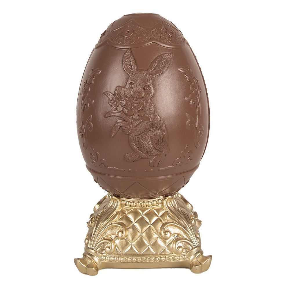 картинка Декор "Шоколадное яйцо"  14x14x25см