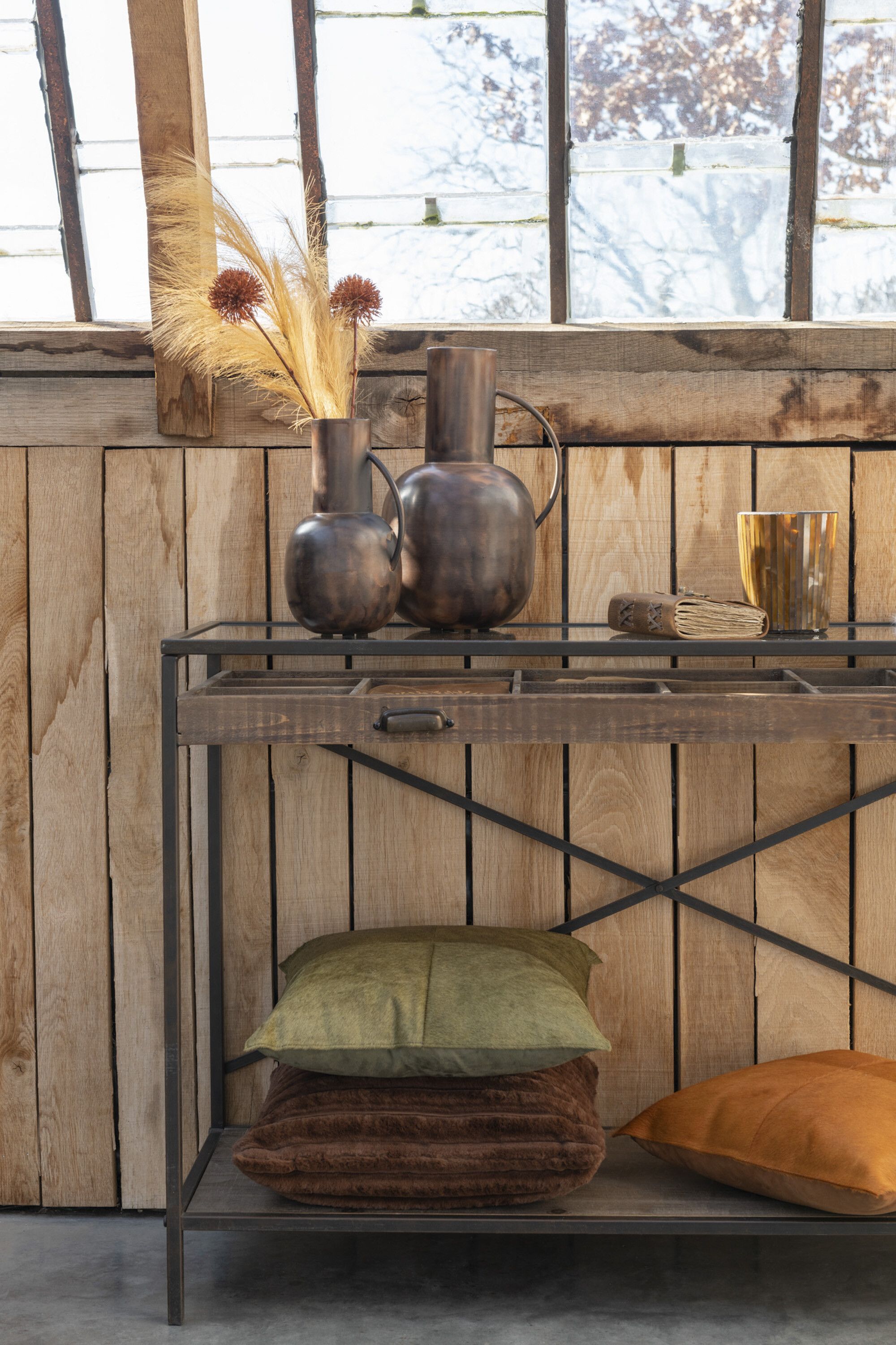 картинка Ваза декоративная "Спарта" 15,5x16x26,5см