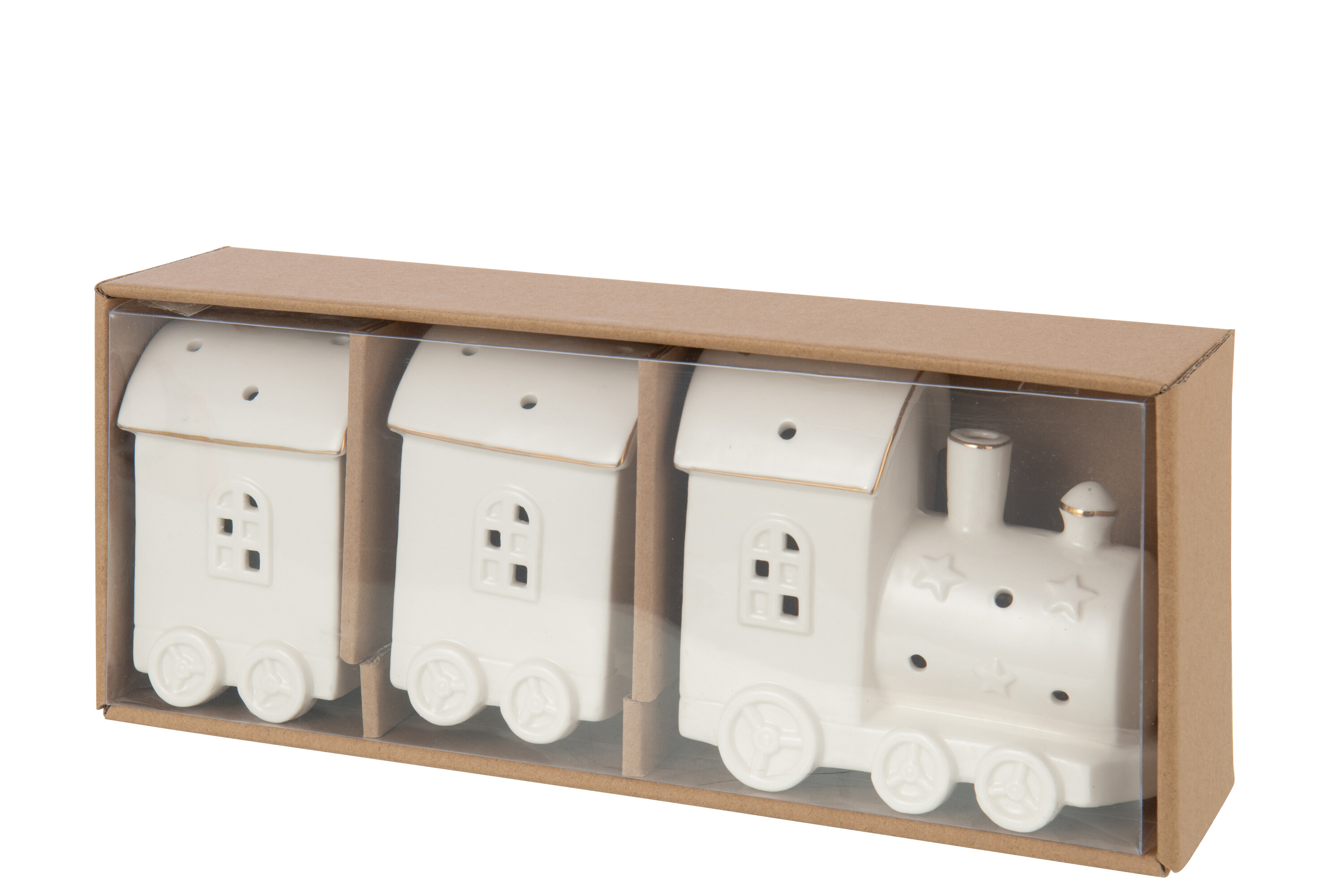 картинка Декор  светодиодный "Паровоз" 30,5x7x12см