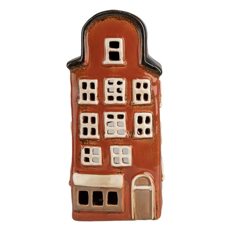 картинка Подсвечник "Голландский домик"  12x9x25см