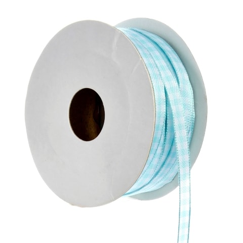 картинка Тесьма "Бирюзовая клетка" 10ммX10м