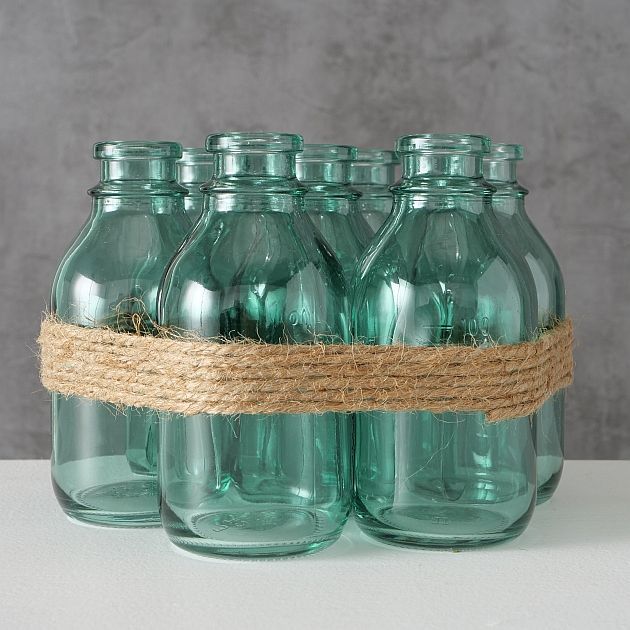 картинка Композиция из 7 ваз "Минт" 11х17см