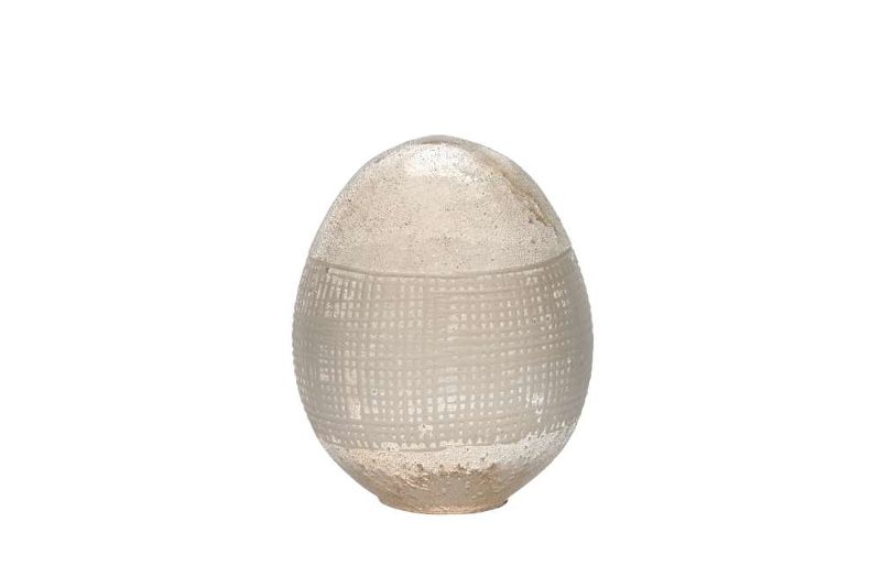 картинка Декор "Яйцо" античный персик 8xH10см