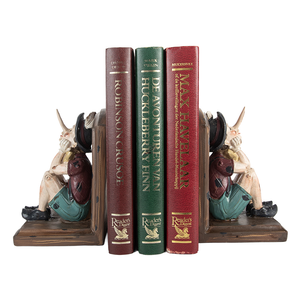 картинка Держатель для книг "Пиноккио" 24x11x17см