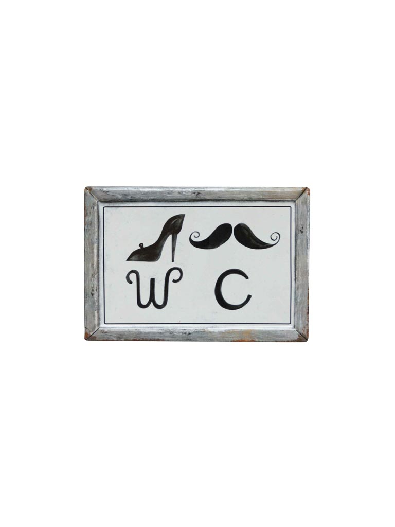 картинка Табличка "WC" 22х25,4см