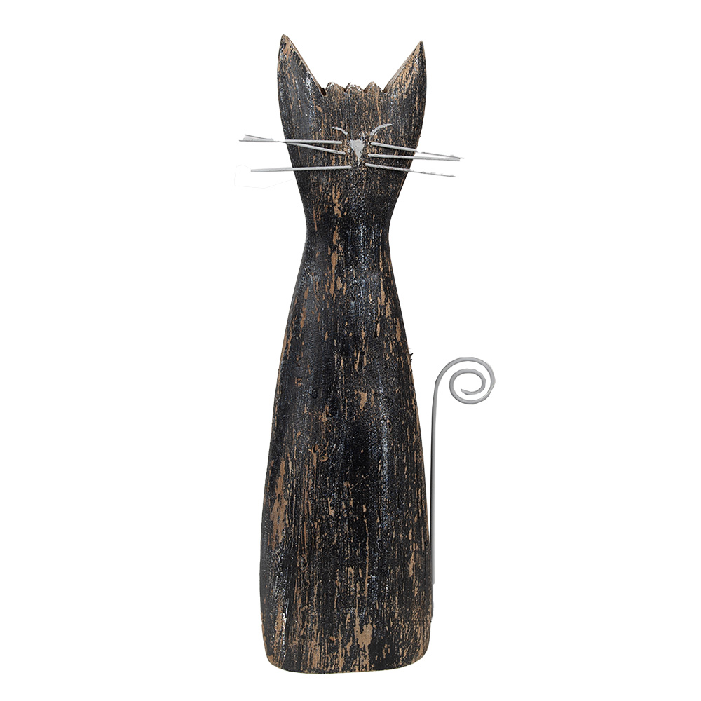 картинка Декор "Черный кот" 11x6x31см