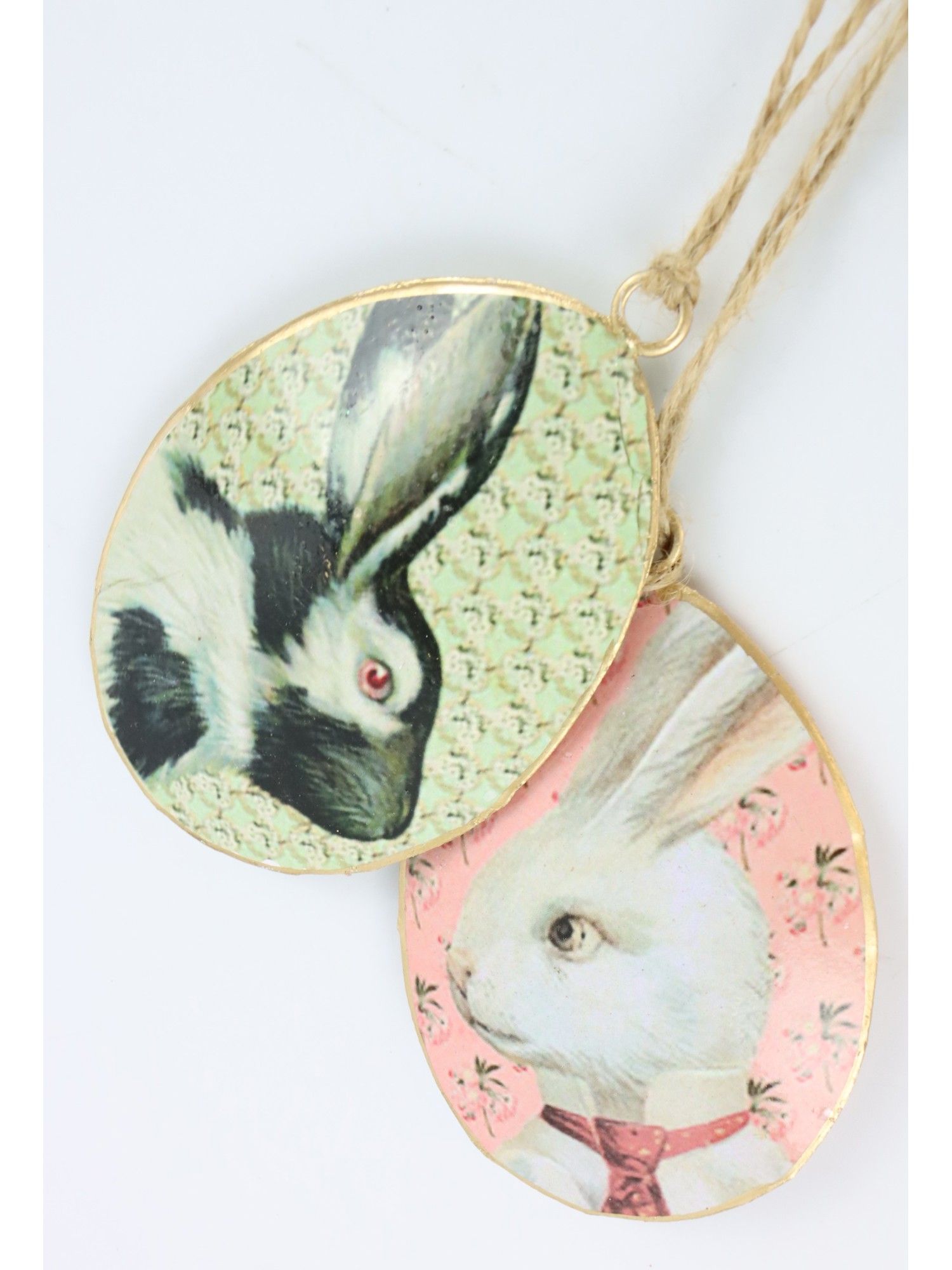 картинка Декор подвесной "Кролик-ностальгия" в ассортименте 10x10x1,5см