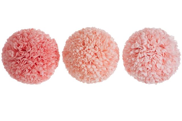 картинка Подвесной цветочный шар коралловый/персик/лососевый в ассортименте гигант 40см