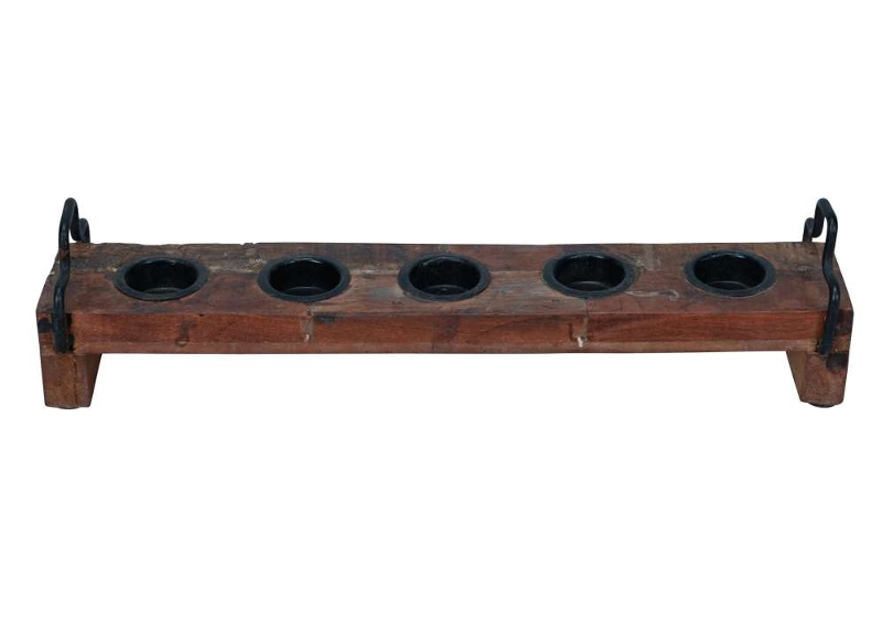 картинка Подсвечник "Старый дом" 45x9,5xH11см