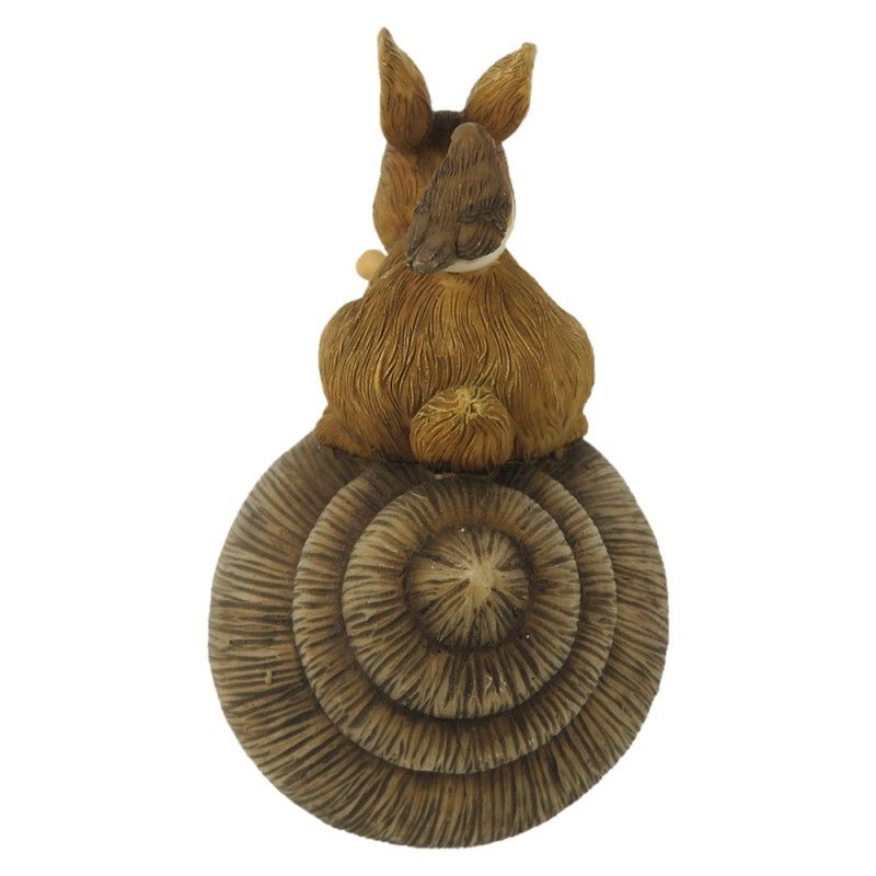 картинка Декор "Кролик на улитке" 15х6х11см