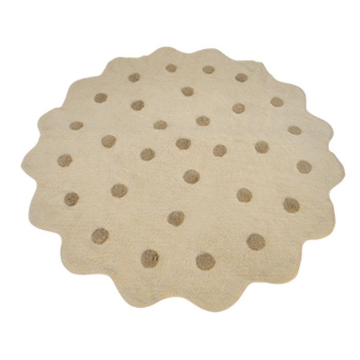 картинка Ковер "Бисквит" крем круглый 140см