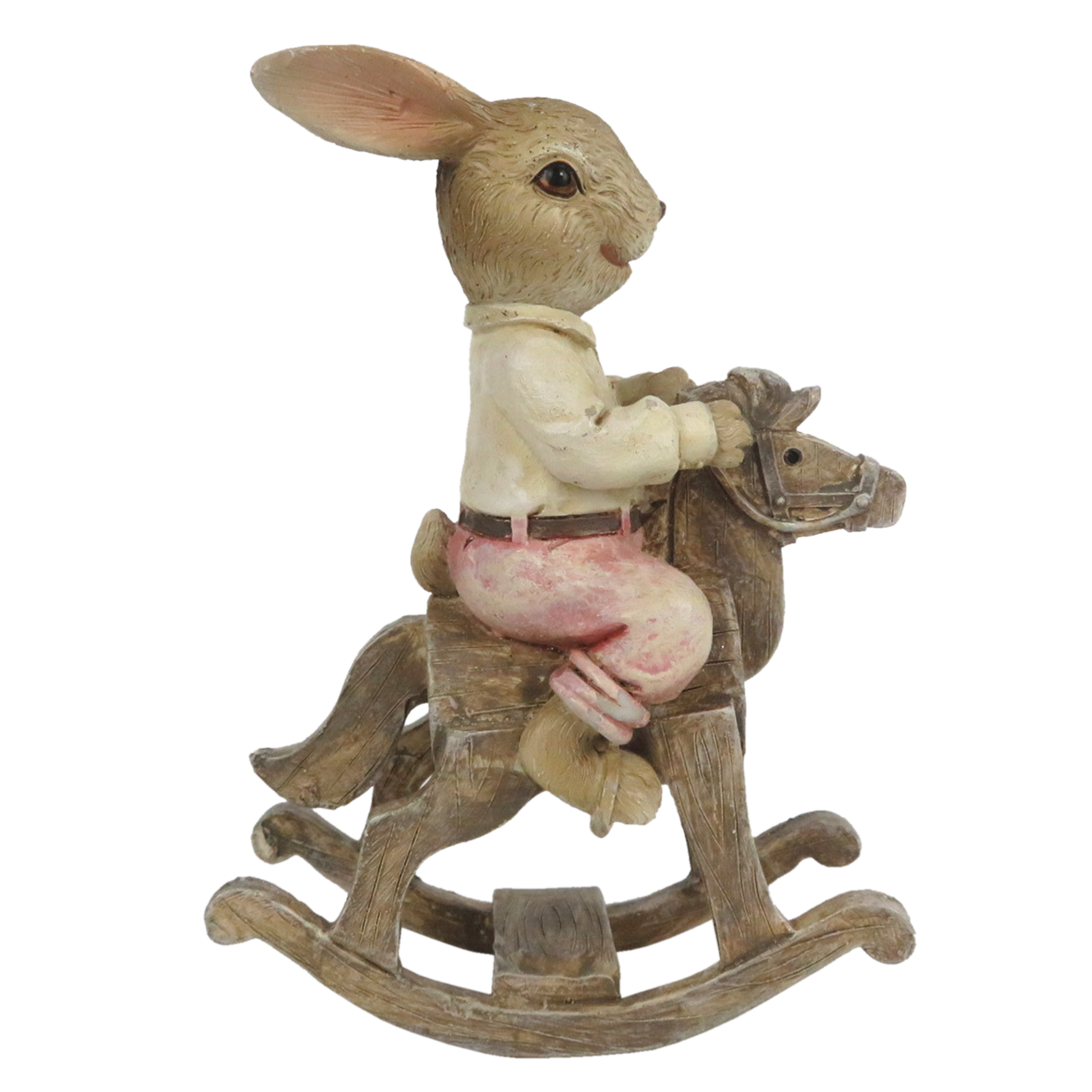 картинка Декор "Кролик на лошадке"  9х4х13см