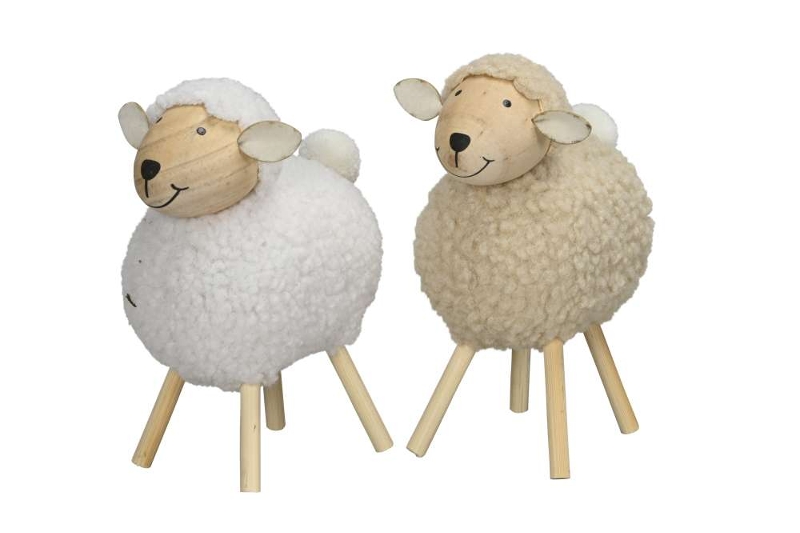 картинка Декор "Овечка" в ассортименте 13x6,5x16см