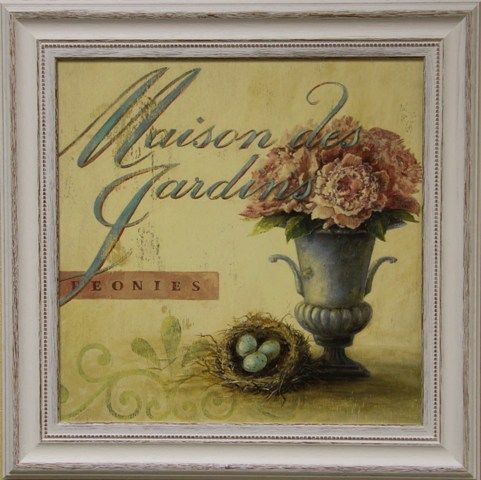 картинка Картина "Пионы" 52х52см