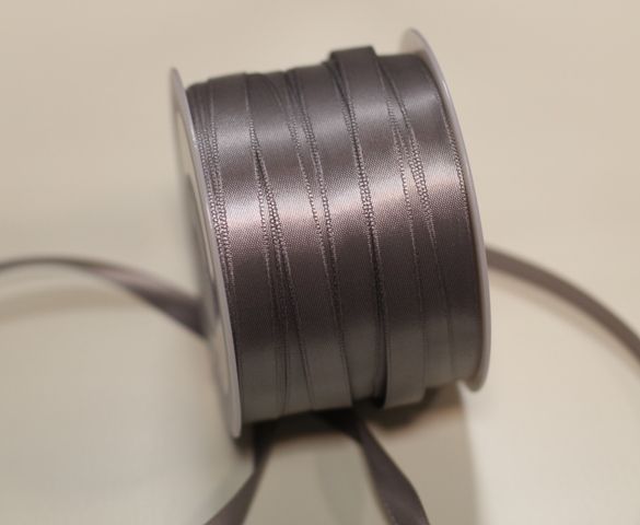 картинка Тесьма "Сатин" серый жемчуг 10ммх91м