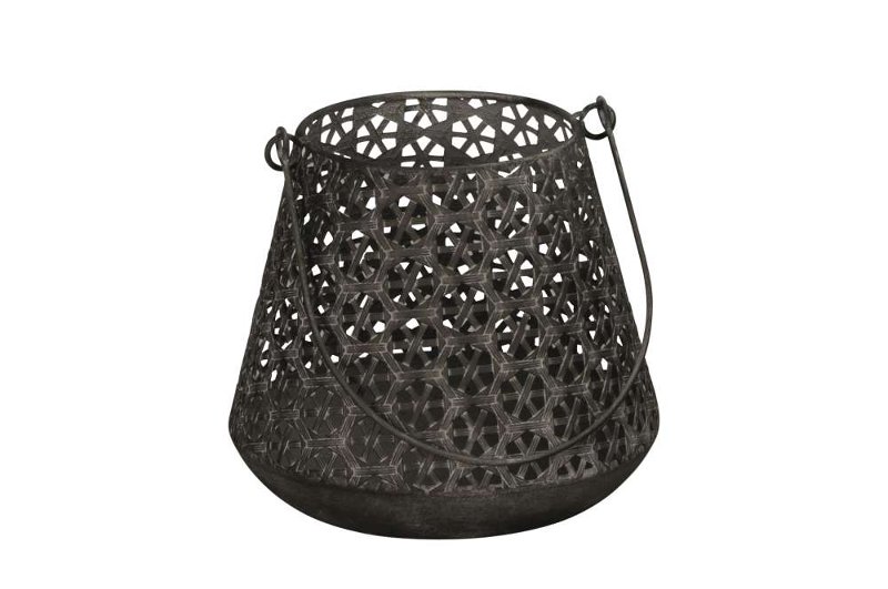 картинка Подсвечник "Ажурный антик" D20xH24cm + 10см ручка