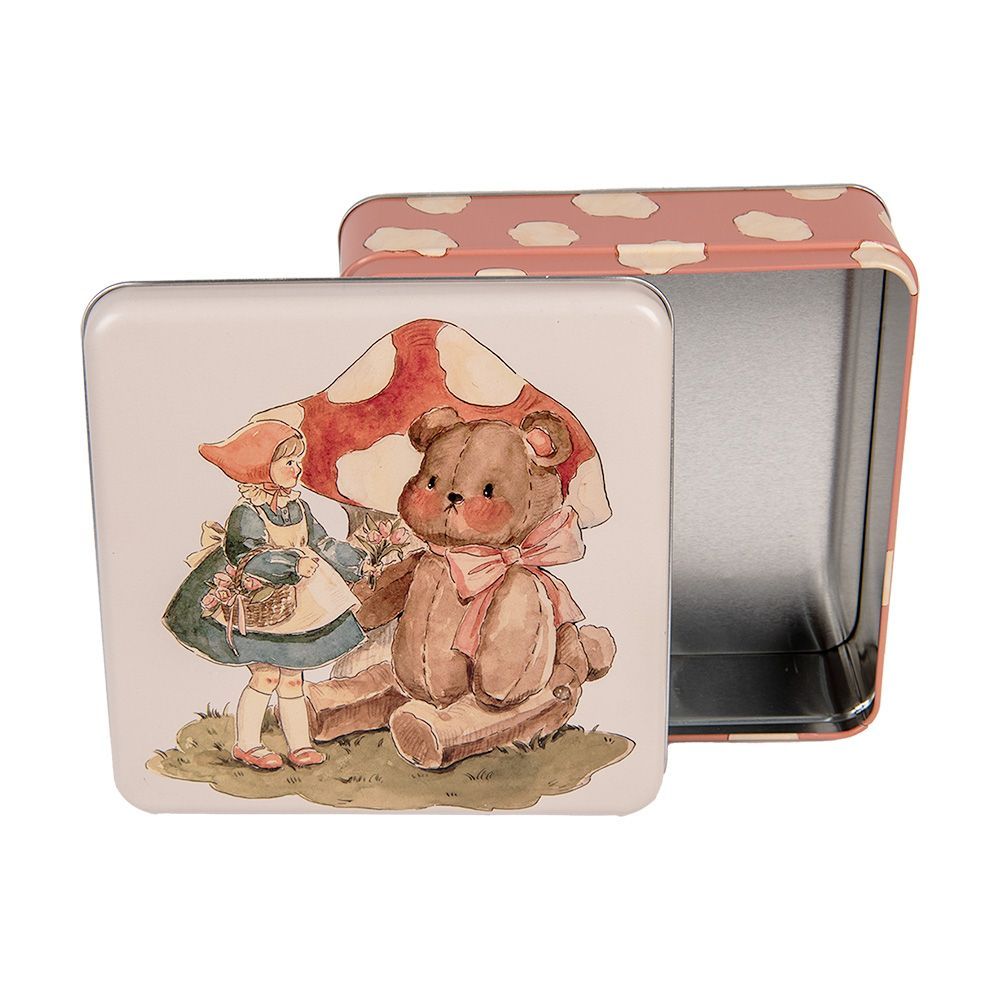 картинка Коробка декоративная "Винтаж" 17x17x6см