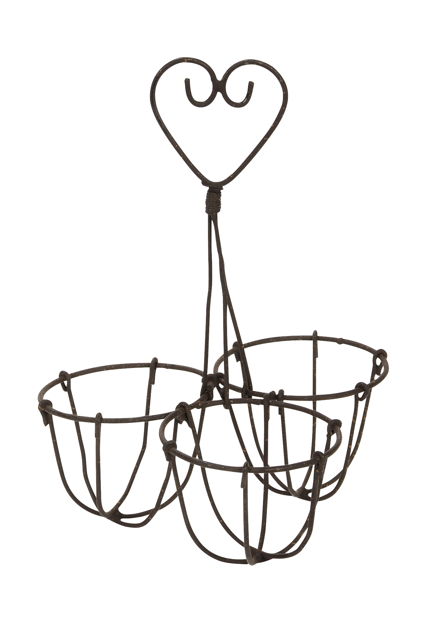 картинка Подставка для яиц "Сердце" рустик 12x16см